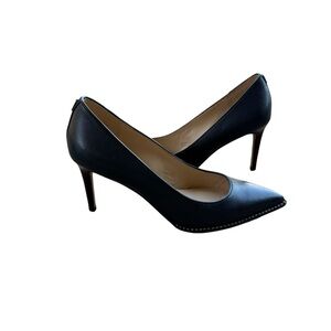 Coach Vonna Navy Blue Pointed Toe Pumps Size 6.5
